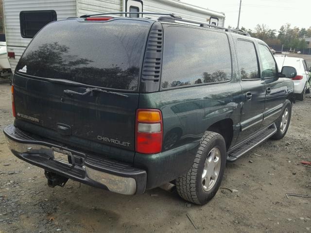 3GNFK16T01G233408 - 2001 CHEVROLET SUBURBAN K GREEN photo 4