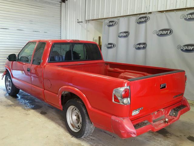 1GTCS1949TK521018 - 1996 GMC SONOMA RED photo 3