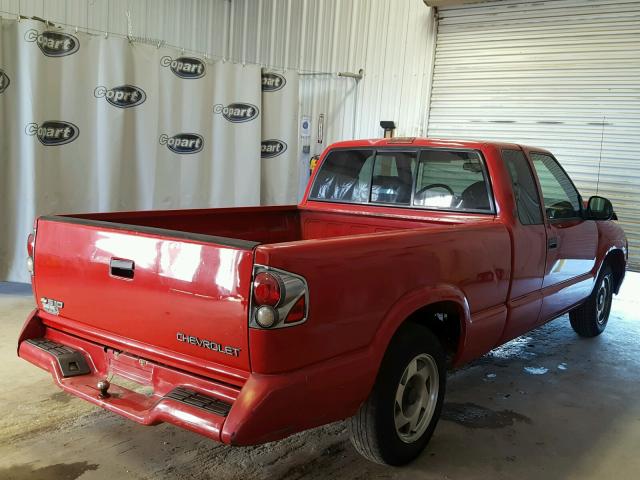 1GTCS1949TK521018 - 1996 GMC SONOMA RED photo 4