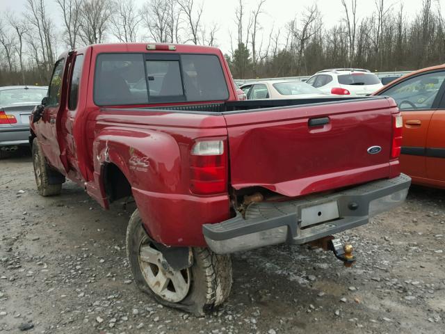 1FTZR45E42PA72970 - 2002 FORD RANGER SUP RED photo 3