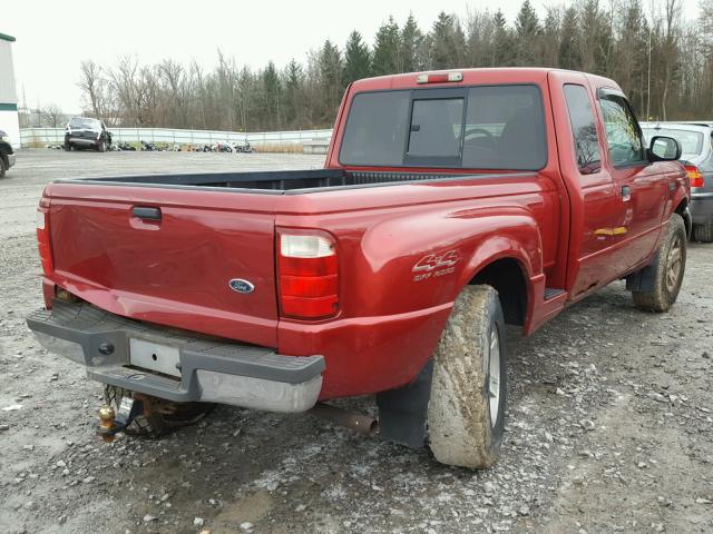 1FTZR45E42PA72970 - 2002 FORD RANGER SUP RED photo 4