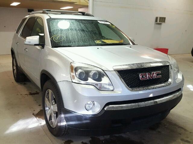 1GKLVMED5AJ106879 - 2010 GMC ACADIA SLT SILVER photo 1