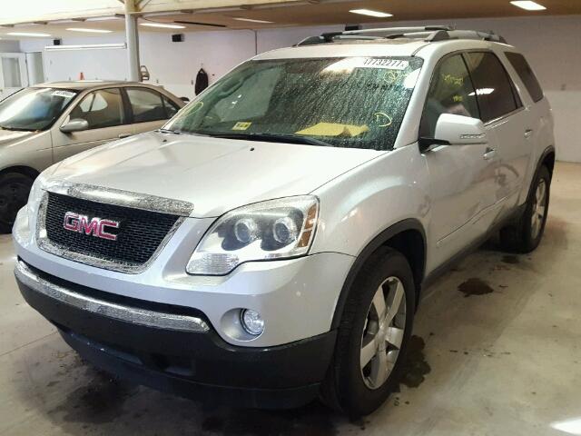 1GKLVMED5AJ106879 - 2010 GMC ACADIA SLT SILVER photo 2