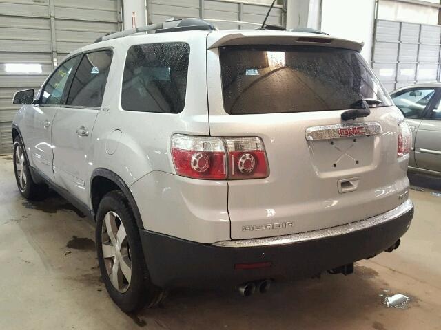 1GKLVMED5AJ106879 - 2010 GMC ACADIA SLT SILVER photo 3