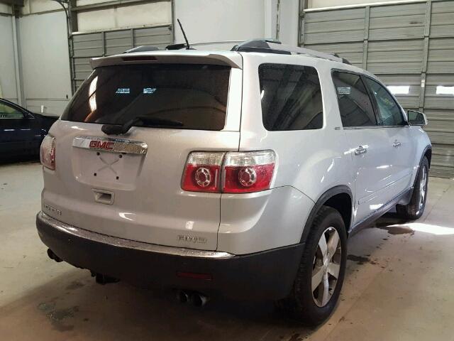 1GKLVMED5AJ106879 - 2010 GMC ACADIA SLT SILVER photo 4