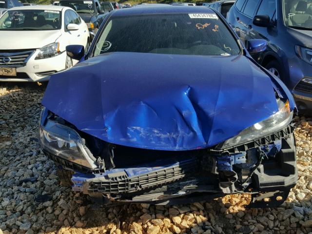 1HGCT1B38FA010376 - 2015 HONDA ACCORD LX- BLUE photo 10