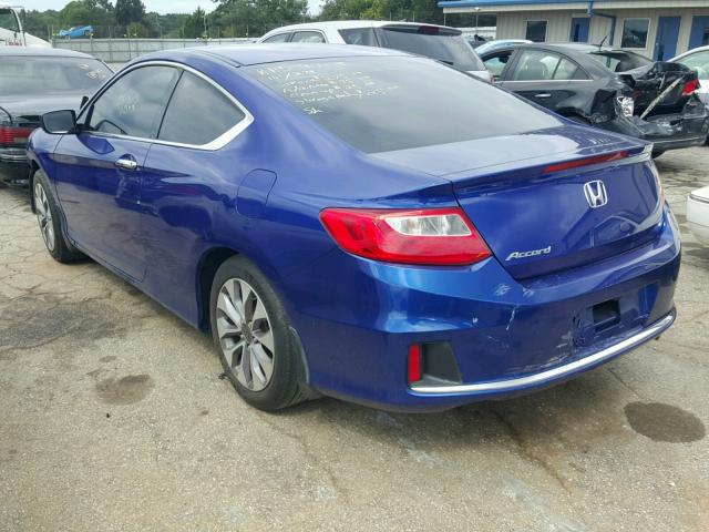 1HGCT1B38FA010376 - 2015 HONDA ACCORD LX- BLUE photo 3