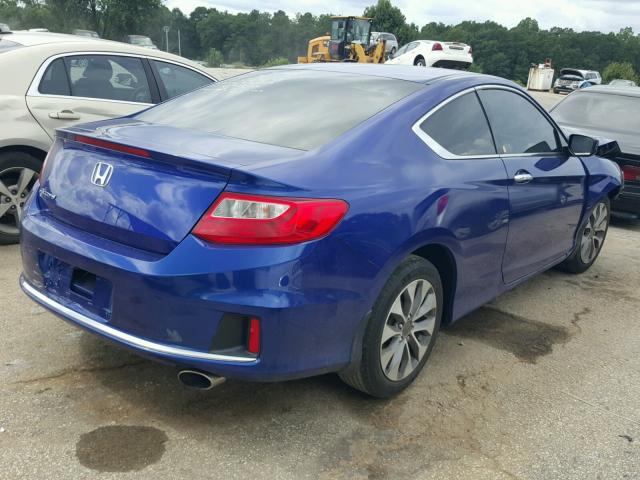 1HGCT1B38FA010376 - 2015 HONDA ACCORD LX- BLUE photo 4