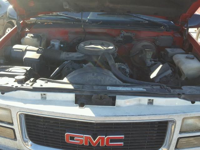 1GTEC14K5SZ563123 - 1995 GMC SIERRA C15 TWO TONE photo 7