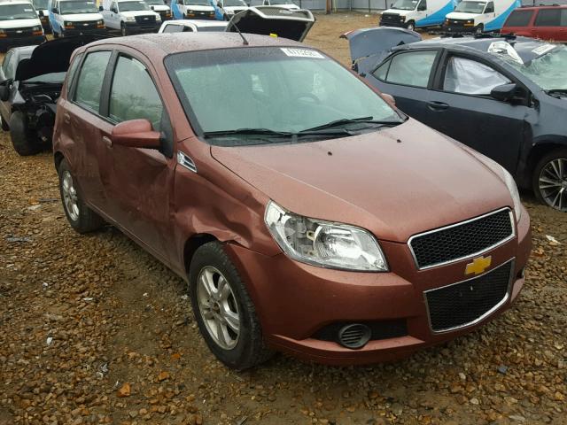 KL1TD6DE5BB251699 - 2011 CHEVROLET AVEO LS ORANGE photo 1