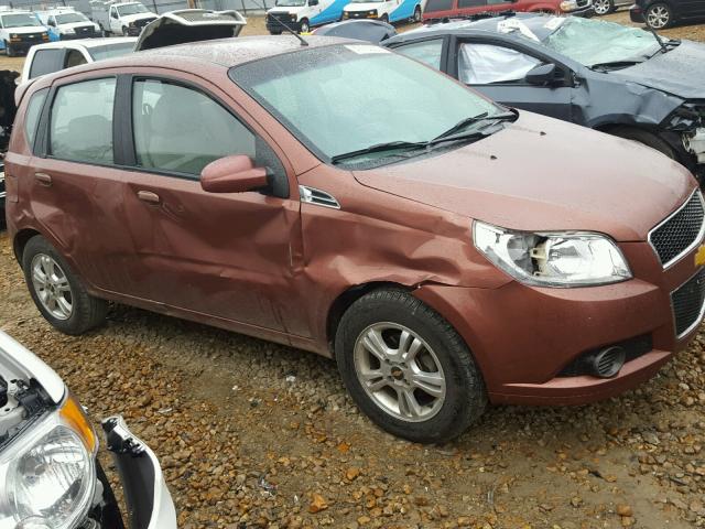 KL1TD6DE5BB251699 - 2011 CHEVROLET AVEO LS ORANGE photo 9