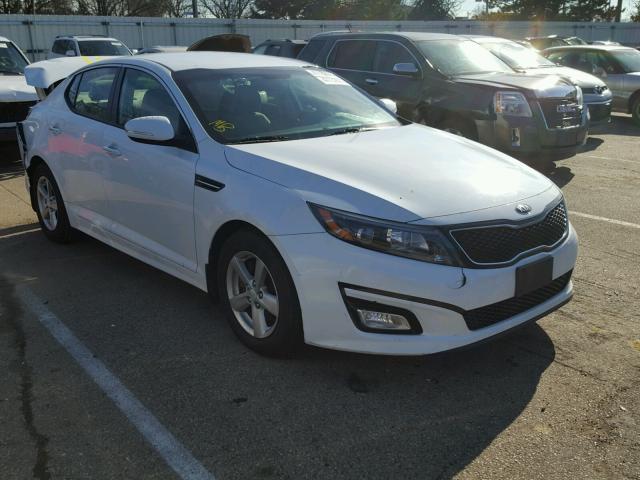 5XXGM4A79EG345426 - 2014 KIA OPTIMA LX WHITE photo 1