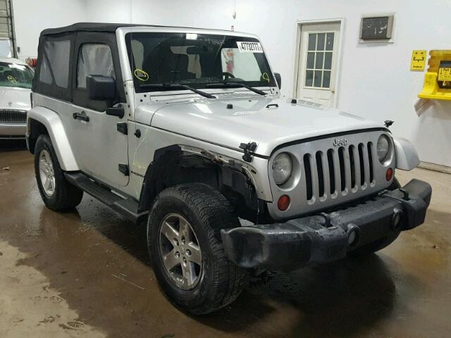 1J8FA54137L173729 - 2007 JEEP WRANGLER S SILVER photo 1