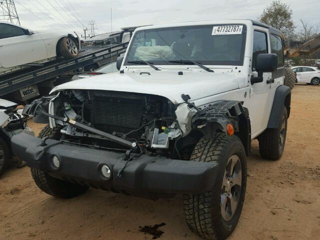 1C4AJWAG5FL721762 - 2015 JEEP WRANGLER S WHITE photo 2