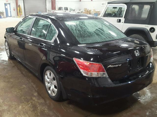 1HGCP2F71AA031411 - 2010 HONDA ACCORD EX BLACK photo 3