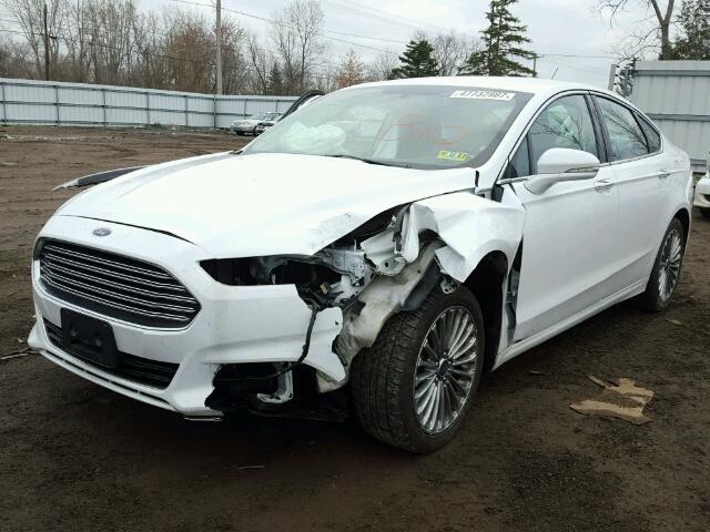 3FA6P0K97GR151273 - 2016 FORD FUSION TIT WHITE photo 2