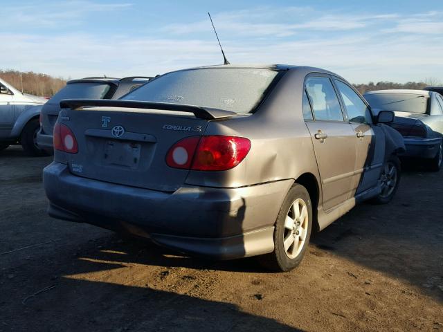 1NXBR32E83Z153243 - 2003 TOYOTA COROLLA CE BROWN photo 4