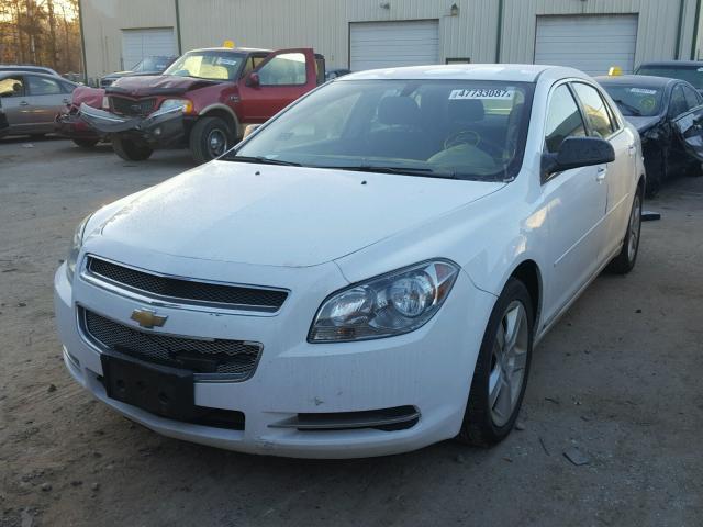 1G1ZG57B79F183794 - 2009 CHEVROLET MALIBU LS WHITE photo 2