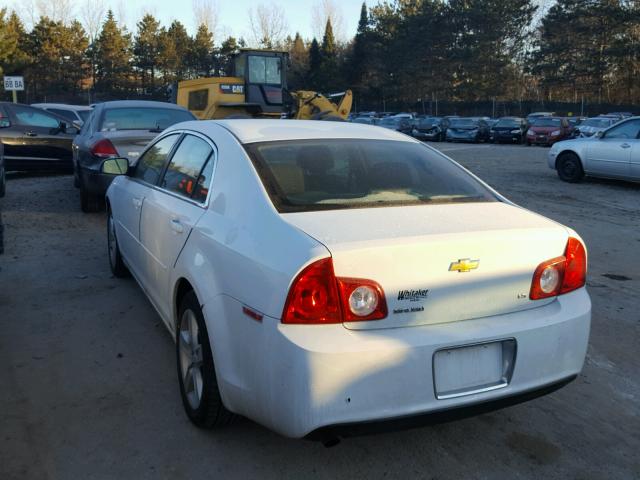 1G1ZG57B79F183794 - 2009 CHEVROLET MALIBU LS WHITE photo 3