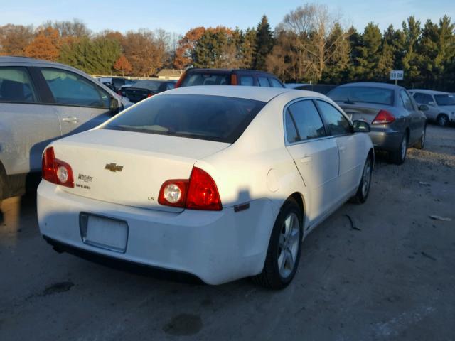 1G1ZG57B79F183794 - 2009 CHEVROLET MALIBU LS WHITE photo 4