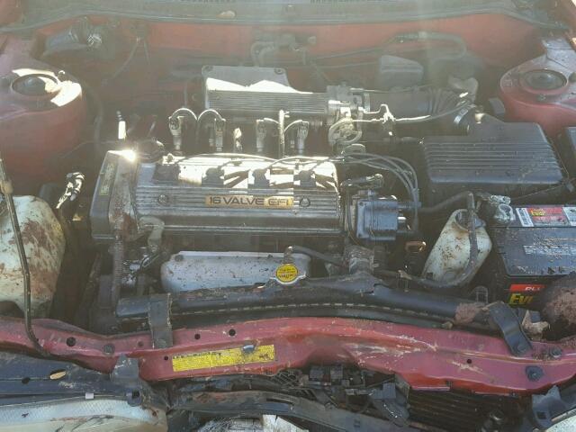 1NXAE09E3PZ008418 - 1993 TOYOTA COROLLA LE 红色 照片 7