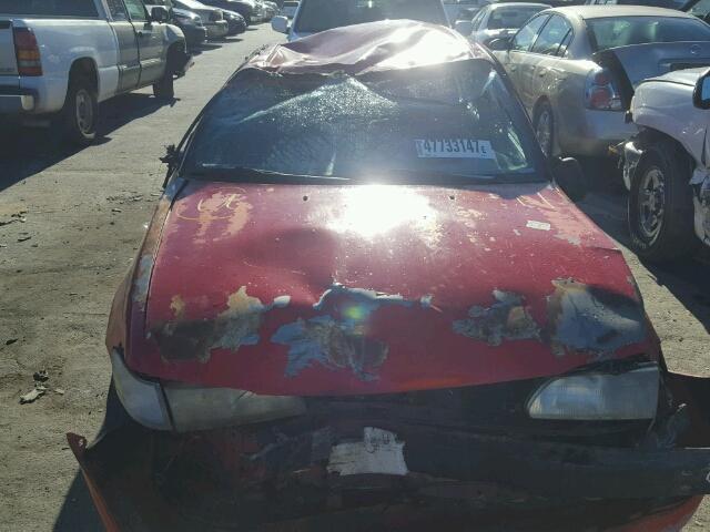 1NXAE09E3PZ008418 - 1993 TOYOTA COROLLA LE 红色 照片 9