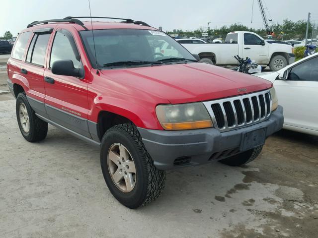 1J4GW48S41C539029 - 2001 JEEP GRAND CHER RED photo 1