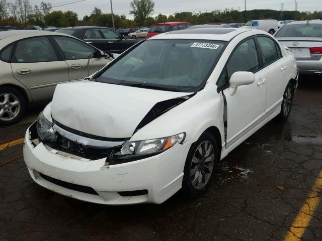 19XFA16949E011543 - 2009 HONDA CIVIC EXL 白色 照片 2