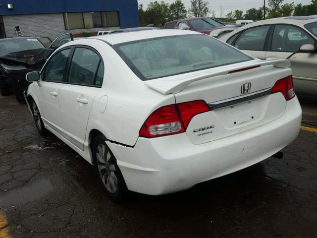 19XFA16949E011543 - 2009 HONDA CIVIC EXL 白色 照片 3