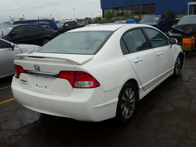 19XFA16949E011543 - 2009 HONDA CIVIC EXL 白色 照片 4
