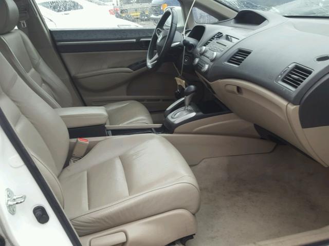 19XFA16949E011543 - 2009 HONDA CIVIC EXL 白色 照片 5
