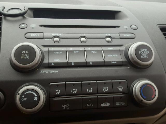 19XFA16949E011543 - 2009 HONDA CIVIC EXL 白色 照片 9