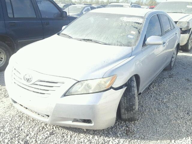 4T1BE46K17U524881 - 2007 TOYOTA CAMRY NEW SILVER photo 2