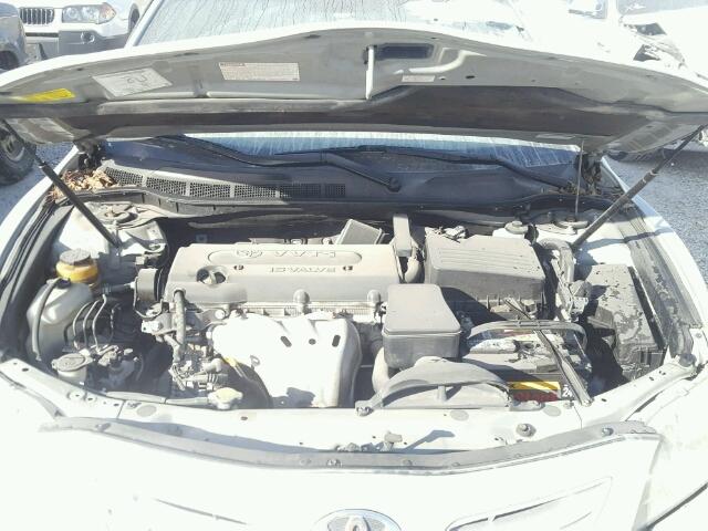4T1BE46K17U524881 - 2007 TOYOTA CAMRY NEW SILVER photo 7