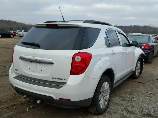 2CNALPECXB6448632 - 2011 CHEVROLET EQUINOX LT WHITE photo 4