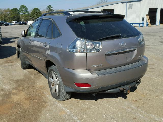 JTJGA31U550056616 - 2005 LEXUS RX 330 SILVER photo 3