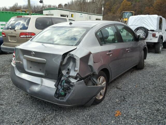 3N1AB61E78L670822 - 2008 NISSAN SENTRA 2.0 GRAY photo 4