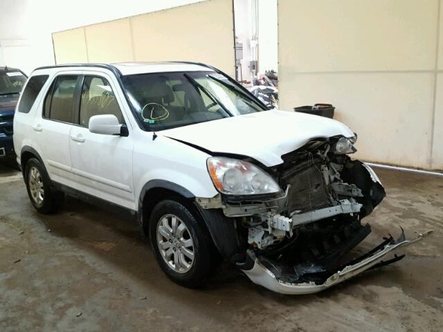 JHLRD78985C014437 - 2005 HONDA CR-V SE WHITE photo 1