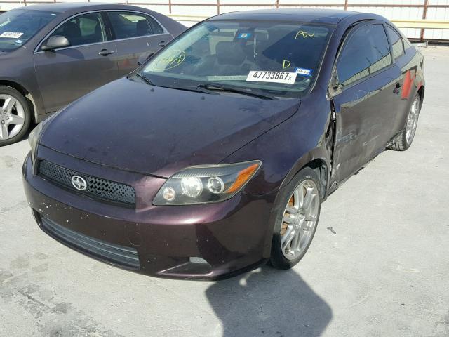 JTKDE167290281060 - 2009 TOYOTA SCION TC 勃艮第红 照片 2