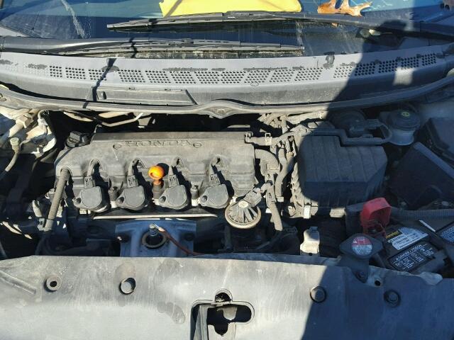 2HGFA16839H524425 - 2009 HONDA CIVIC EX WHITE photo 7