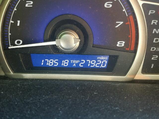 2HGFA16839H524425 - 2009 HONDA CIVIC EX WHITE photo 8