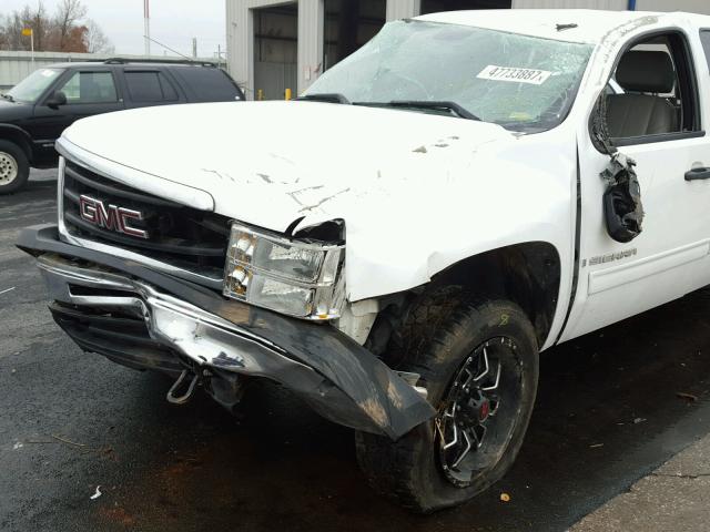 3GTEK23339G247202 - 2009 GMC SIERRA K15 WHITE photo 9