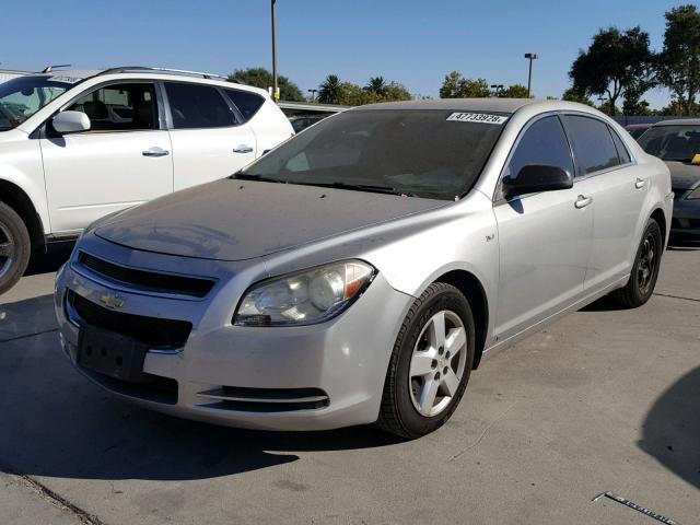 1G1ZG57B78F229994 - 2008 CHEVROLET MALIBU LS Gümüş foto 2