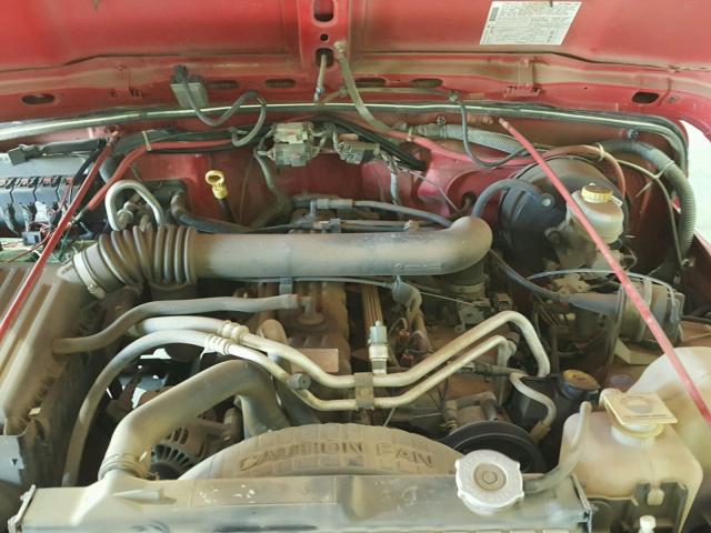 1J4FA44S86P789714 - 2006 JEEP WRANGLER / RED photo 7