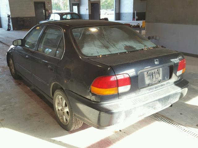 1HGEJ657XWL037223 - 1998 HONDA CIVIC LX BLACK photo 3