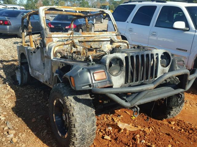 1J4FA49S11P359332 - 2001 JEEP WRANGLER / ORANGE photo 1