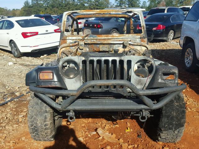 1J4FA49S11P359332 - 2001 JEEP WRANGLER / ORANGE photo 9