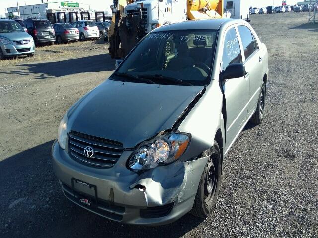 2T1BR32E54C798144 - 2004 TOYOTA COROLLA CE GRAY photo 2