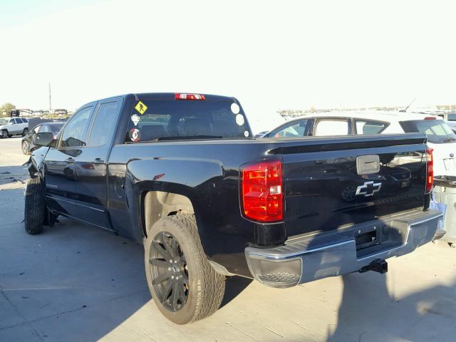 1GCRCREC3FZ380140 - 2015 CHEVROLET SILVERADO BLACK photo 3