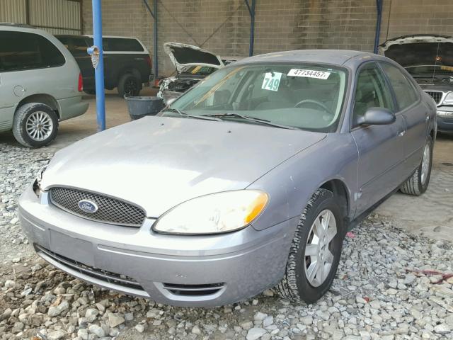 1FAFP53U86A212459 - 2006 FORD TAURUS SE SILVER photo 2